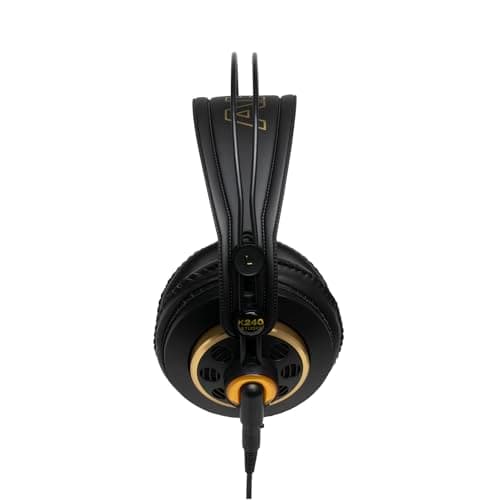 AKG K240 Professional Studio Wired Headphones - Over Ear, Black 3