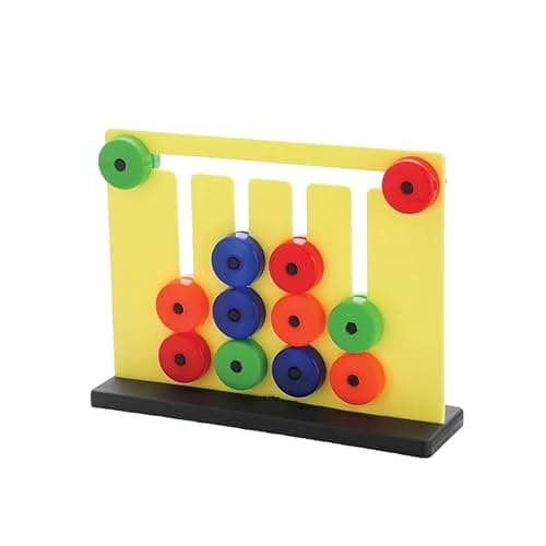 ToyMagic Slide N Learn Puzzle|Pattern Matching Puzzle|Montessori Puzzle Game|Early Development|Activity Engagement Toy|Brain Teaser Game|Best Birthday Gift for 3+|Made in India,Kid,Multicolor