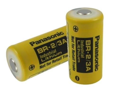 Microusb Compatible with Panasonic BR-2/3A Industrial Lithium 3Volt Battery (2 Pc)