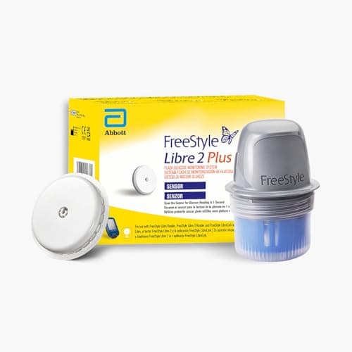 Abbott | FreeStyle Libre 2 CGM Sensor | A Smart Alternative to Traditional Blood Glucose Monitoring | Continuous Glucose Monitoring Every Minute | Helps with Better Diabetes Management | No Finger Pri