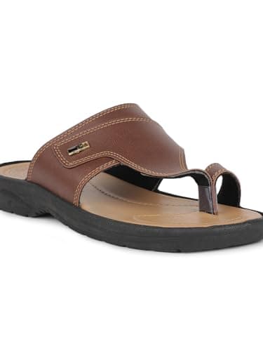 Bata String-Macho-Aw22 Men's Brown Sandals - 8 UK (8714270) 5