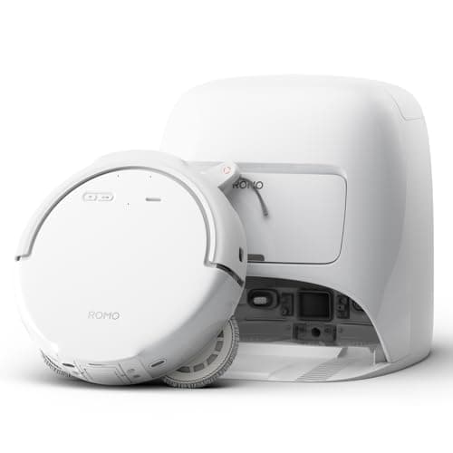 DJI ROMO S Robot Vacuum Cleaner with 25000Pa Suction, LiDAR Navigation, Self-Emptying Dock, Smart Mop System, AI Obstacle Avoidance, App & Voice Control