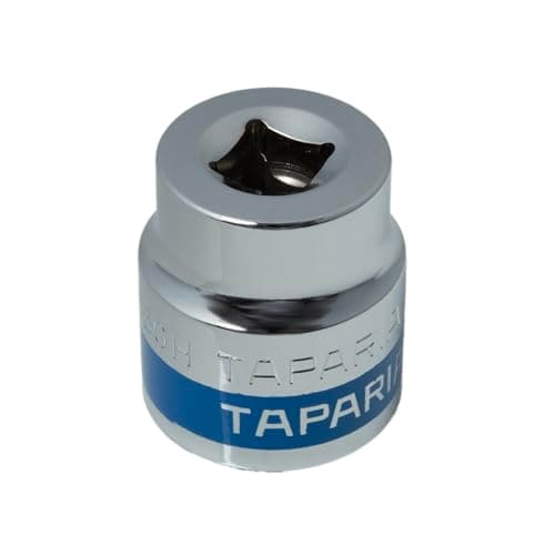 Taparia 1/2" Square Drive Socket (30 mm)-Hex or 6 point Socket for Standard Nuts & Bolts Compatible w/Ratchets, L Handles, Wrenches, Power Tools-Automotive & Mechanical Work for Garages, DIY