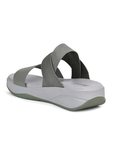 Bata Vienna Women's Green Sandals - 6 UK (6617227) 3