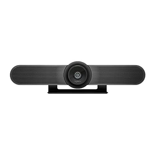 Logitech MeetUp HD 100x Optical Zoom Video and Audio Conferencing System for Small Meeting Rooms, Black