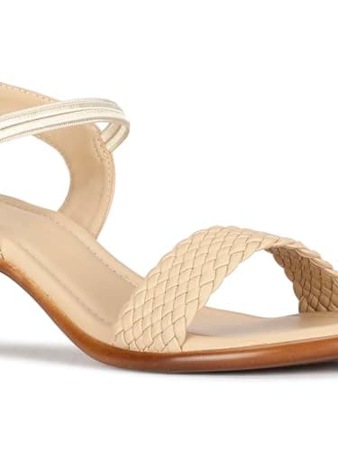 Bata Women's DEVA SANDAL E (6618512_BEIGE_5 UK) 5