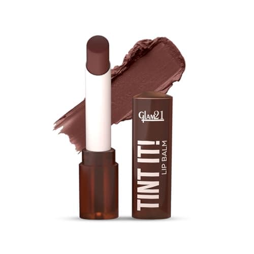 Glam21 Tint it! Lip Balm | Everyday Hydration & Moisturized Lips with Vitamin-E, Shea Butter, Avocado Oil, SPF15 |Lip Care For Dry & Chapped Lips |Coffee Beans -3.5gm