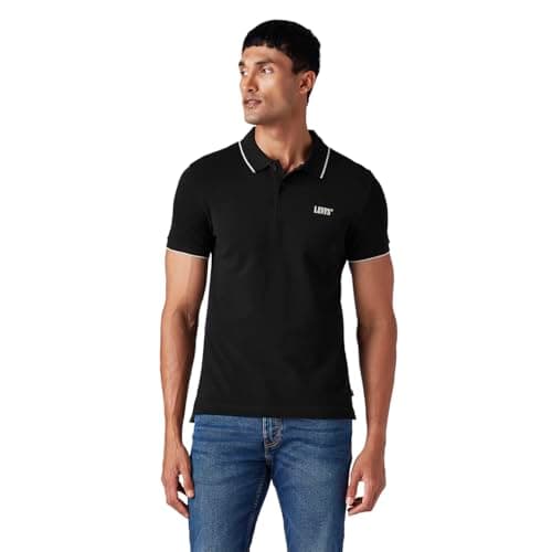 Men's Solid Slim Fit Polo T-Shirt