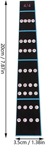HASTHIP® Violin Finger Guide 4/4 Full Size Violin Fingerboard Sticker Fret Position Indicator, Fiddle Fingerboard Intonation Chart Stickers Fingering Labe 4