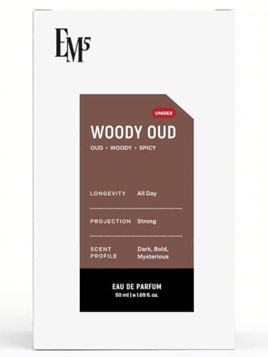 EM5 Woody Oud Unisex EDP Perfume Spray for Men & Women | Woody Oud Spicy Fragrance | Day & Night Spray | Strong and Long Lasting Perfume. 5