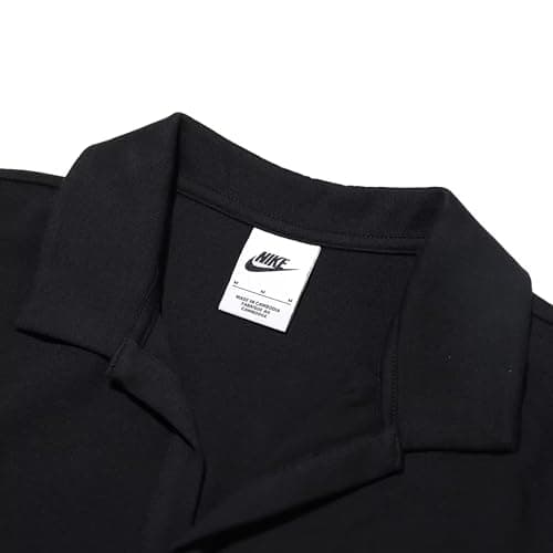 Nike Sportswear Essential Women's Short-Sleeve Polo T-Shirt Black/White 3