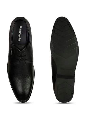 Hush Puppies Aaron Derby E 23 Men's Black Formal Shoes - 8 UK (8256000) 5