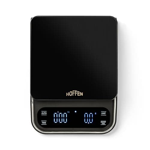 Hoffen Digital Kitchen Weighing Scale, Weight machine with Timer for use of accurate taste of coffee every time for coffee Lovers, 2 Year Warranty & Battery Included 4