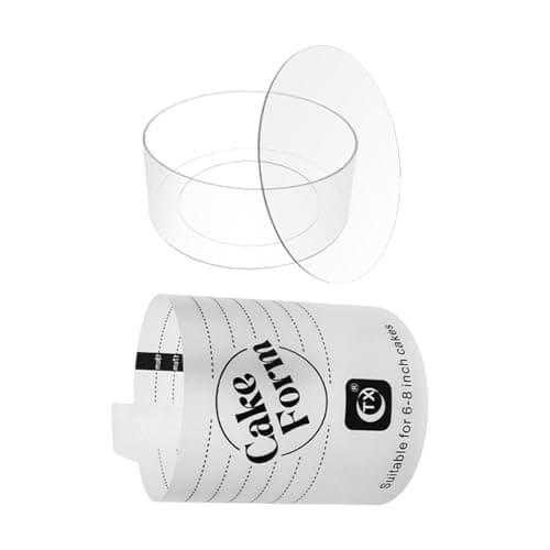 HEAVENGLOW Acrylic Cake Form Practical Easy to Use DIY Multifunctional Cake Making Tool 8 inch|Home & Garden | Kitchen, Dining & Bar | Baking Accs. & Cake Decorating |1 Set Acrylic Cake Form 4