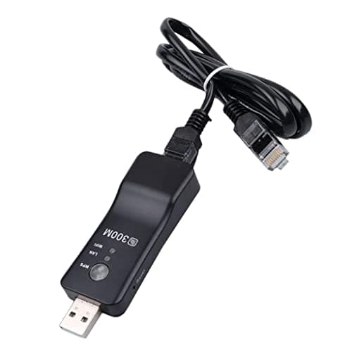 HEAVENGLOW Wireless LAN Adapter WiFi Dongle for S,.Ony Smart TV Blu-Ray Player UWA-BR100|1 X USB Adapter 1 X Rj-45 Ethernet LAN Cable 1 X O|USB Wi-Fi Adapters/Dongles|Computers/Tablets & Networking