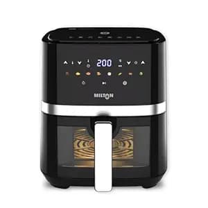 Milton Rapid Digital Air Fryer 5L | 1450W | 360° High Speed Air Circulation | Up to 90% Less Oil Usage | 8 Preset Menus | Touch Control Panel & Digital Display | Auto Shut-Off | 1 Year Warranty