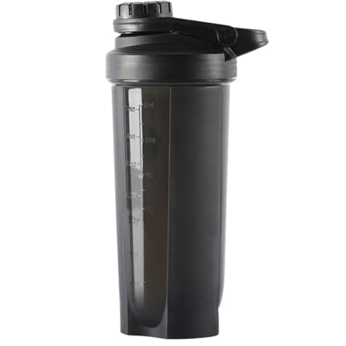 Zyro Bolt Gym Shaker Bottle 700ml, for Protein Shake 100% Leakproof Guarantee Protein Shaker/Sipper Bottle, Ideal For Protein, Pre Workout And BCAAs & Water BPA Free (Black, Pack of 1) 5
