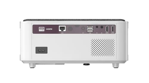 Play Full HD Native 1080P Big Screen 5G WiFi, 8000lm Remote Controller Android 3D Home Office Projector (White) 3