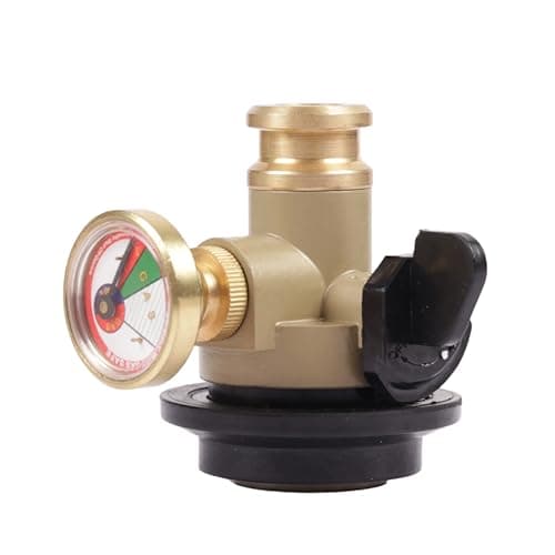 Gas Safe India Gas Safety Device with Free Installation | ISO Certified 3-in-1 LPG Cylinder Protection | Auto Shut-Off, Gas Level Indicator | Universal Fit | 3 Year Warranty 2