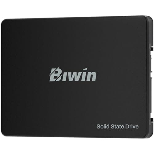 Biwin M100 128GB SSD 2.5" SATA III High Speed 500MB/s Internal SSD Heavy Duty Low Power Consumption Shock Proof PS4 Compatible 3 Years Warranty 2