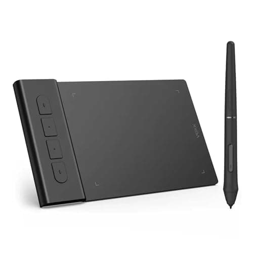 VEIKK VK430 Drawing Tablet 4x3 inch Pen Tablet, Portable Computer Graphics Tablets with 4 Shortcut Keys 8192 Levels Battery-Free Stylus Pen, Compatible with Mac/Windows/Android/Linux