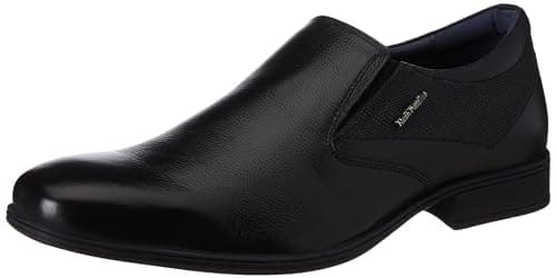 Hush Puppies Boston Slipon E 23 Men's Black Formal Shoes - 9 UK (8556002)