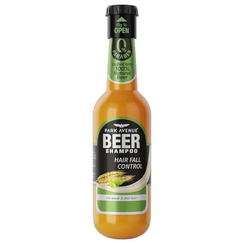 Park Avenue Anti hair fall Beer shampoo for hair fall control, with Hops, Barley, Proteins and Vit. B, 180ml