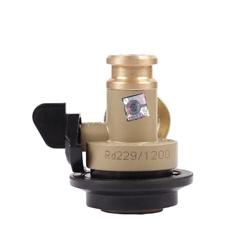 Gas Safe India Gas Safety Device with Free Installation | ISO Certified 3-in-1 LPG Cylinder Protection | Auto Shut-Off, Gas Level Indicator | Universal Fit | 3 Year Warranty 3