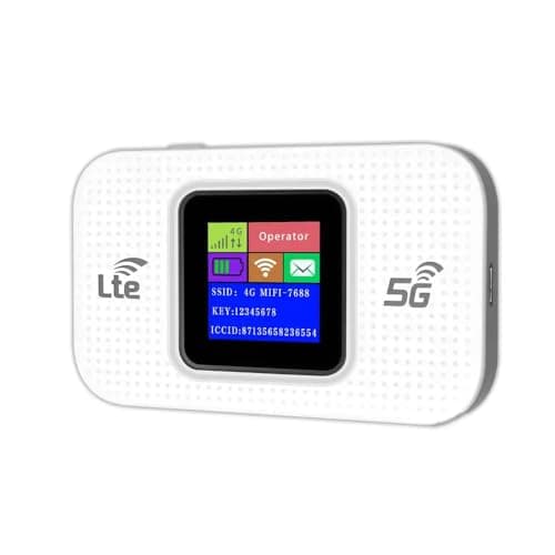 XMUVIT 4G WiFi Dongle Portable Hotspot | SIM Wi Fi Router All SIM Support | 300 Mbps Speed | 3000mAh Battery | Connect 10 Devices | Pocket Wi Fi for Laptop Travel