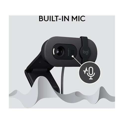 Logitech 960001580 Brio 100 1080p Full HD Webcam (Graphite) 5