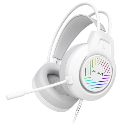 PlayxSundi G1 Wired Gaming Headset | 50mm Drivers | 7.1 Surround Sound | RGB LED Light | Omnidirectional Mic | 3.5mm + USB | PC PS4 PS5 Xbox One Xbox Series S/X NS Switch | 2M Cable | 6 Month Warrenty