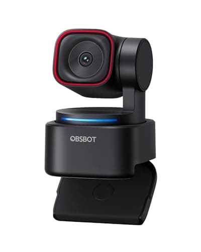 OBSBOT Tiny 3 Lite 4K AI PTZ Webcam with Spatial Audio, Tri-Mic, Voice Control & AI Tracking, 1/2” Sensor, HDR, 1080p@120FPS | Webcam for PC, Laptop, Streaming & Meetings | 2 Year Warranty