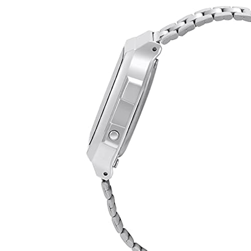 Casio Unisex Vintage A168WA-1WDF Black Digital Dial Silver Stainless Steel Band D131 3