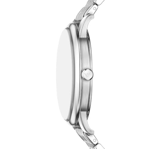 Emporio Armani Silver Quartz Stainless Steel Watch AR80087SET 3