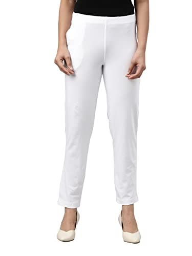 GO COLORS_Women_Kurti Pant_White_2X