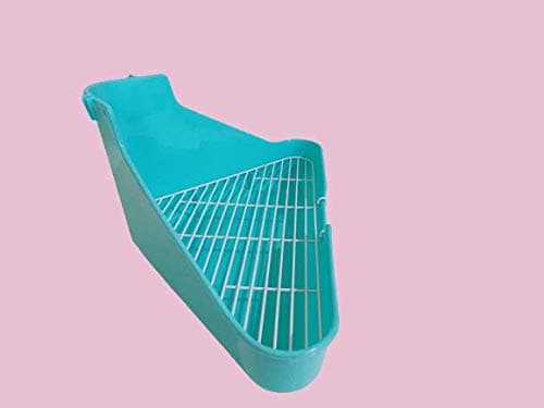 Taiyo Pluss Discovery® Rabbit Toilet Litter Tray, Size: (34X24X16 cm), Litter Tray - Rabbit, Hamster, Guinea Pigs (Blue Color) 4
