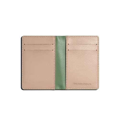 DailyObjects Hunter Green Log Bi-Fold Wallet | Compact and Travel Friendly Structure | Durable, Contemporary, and Sophisticated | Premium Pebbled Leather | Manufactured in India | for Men 2