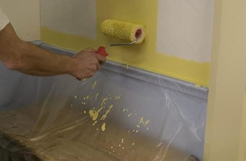 BLUE MAX LD Plastic Dust Cover Roll Sheet 44 Inch x 30 Meter | Transparent Polyethylene Sheeting Roll | Waterproof Dustproof Protective Cover | Furniture, Packing, Painting, Renovation Use 2