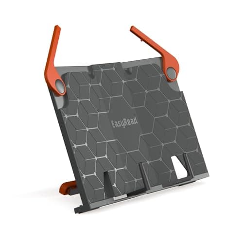 EasyRead V2 Adjustable Hands-Free Book Reading Stand | A4 Size with extendable Flaps and Multiple Viewing Angles-Grey