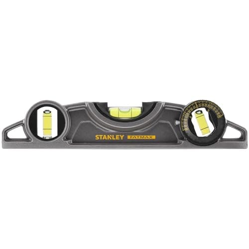 STANLEY 43-609I Premium 9-inch Aluminium Fatmax Xtreme Magnetic Torpedo Level (Black)