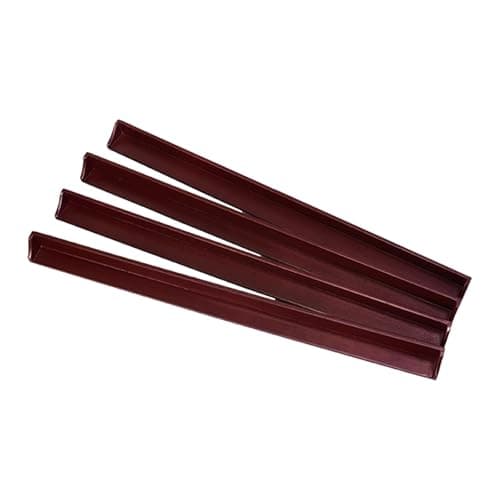 ATORSE® 4Pcs Wooden Mahjong Tiles Racks Mahjong Tool for Holiday Home 450x30x5mm 4