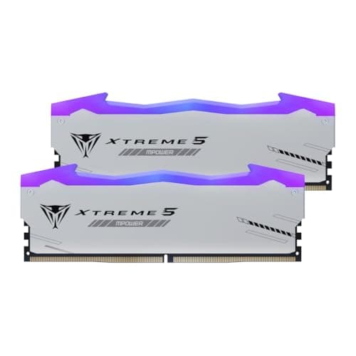 Patriot Viper Xtreme 5 MPower DDR5 RGB RAM 32GB (2X16GB) 6000MT/s CL30 UDIMM Desktop Gaming Memory Kit - PVXR532G60C30KM