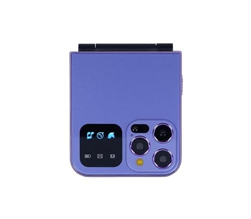 Snexian Latest Rock Z Flip Dual Sim |Keypad Mobile| with 2.4" Display |Flip|Fold| Call & SMS Indicator |Attractive Back Panel|BT Dialer|Voice Changer |Long Lasting Battery|Camera|Feature Phone|Purple 4