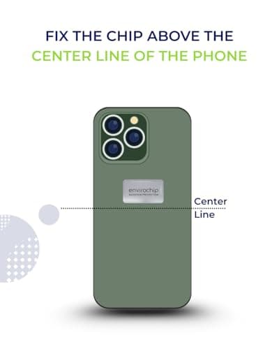 Envirochip for Mobile Phone | EMF Harmonizer Chip | Patented Technology | CE Certified (Black) (Blue) 3