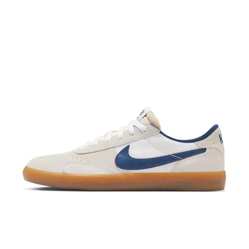 Nike Men Sb Heritage Vulc Summit White/Navy-White-Gum Light Brown Skateboarding 9 UK 2