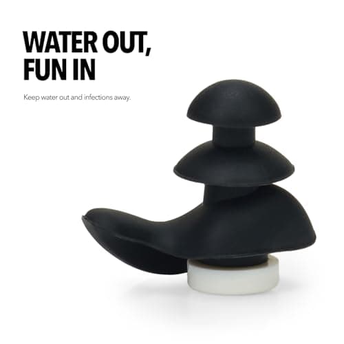 Boldfit Swimming Nose Clip & Ear Plug Set Silicone Swimming EarPlugs For Men & Women For Ear Protection From Water EarPlug & Nose Clip For Swim Kit For Training - Black Set 3