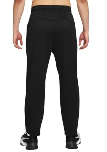 Nike Men Mid Rise Athletic Pants (FB7508-010_Black/White, XL 2
