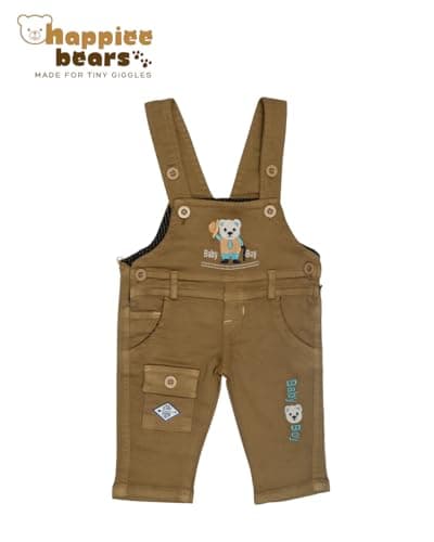 Baby Boy Dungaree Set Soft Cotton T-Shirt & Denim Style | Birthday & Outfit for Infants & Toddlers | Stylish & Comfortable Daily Outfit | 0-6M, 6-12M, 12-18M | Made in India 4