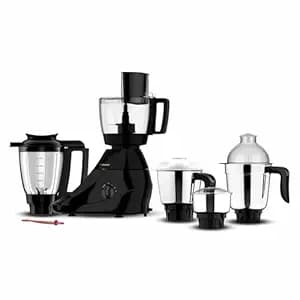 Butterfly Vertex 750W Mixer Grinder+Food Processor | 3 SS Jars, 1 Juicer Jar & 1 Food Processor | Atta kneaker & Veggie Chopper