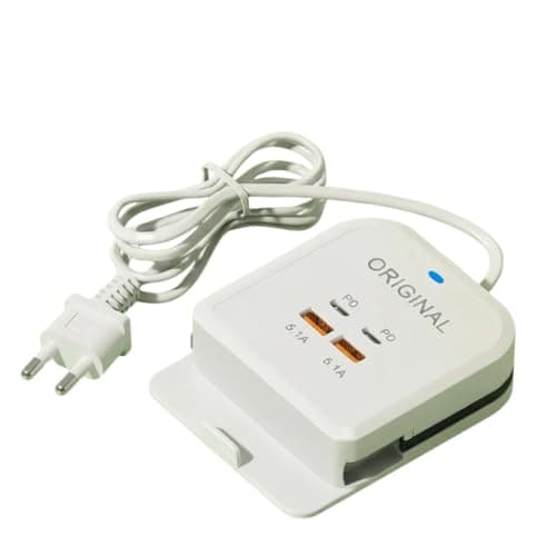 5.1A Fast Charger – Dual PD + 2 USB Multi-Port Charging Hub with Type-C Support